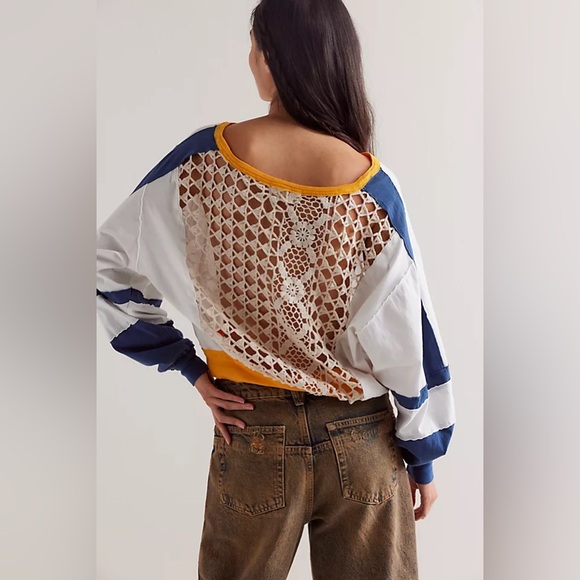 Free People We The Free Flip The Switch Longsleeve Tee NWT L - Picture 3 of 3